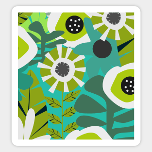 Fresh floral space Sticker